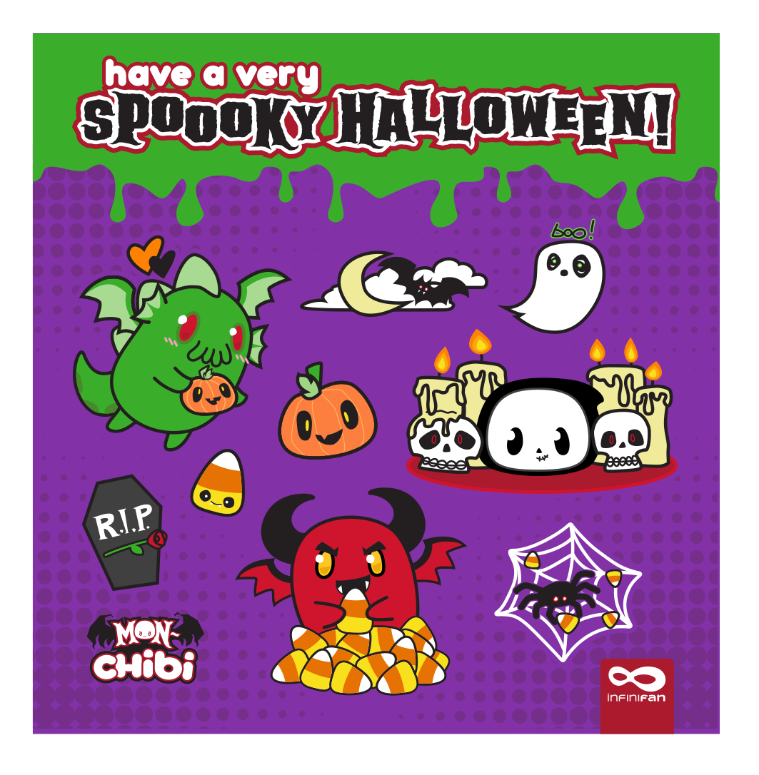 MonChibi - Halloween Sticker Sheet