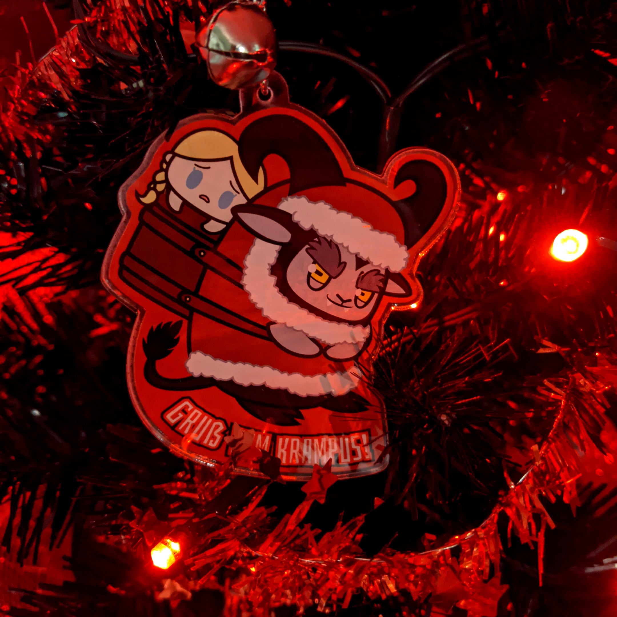 MONchibi- Chris (Krampus) To-From Label Set
